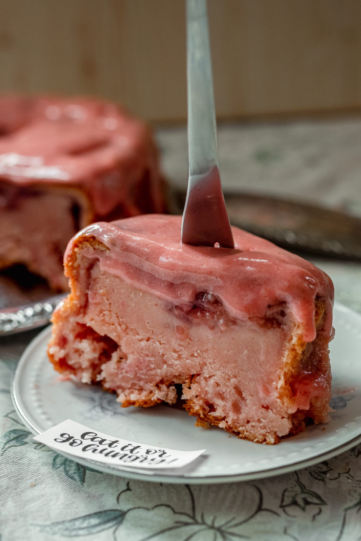 MELT IN YOUR MOUTH STRAWBERRY BUTTERMILK POUND CAKE Eat it or go Hungry